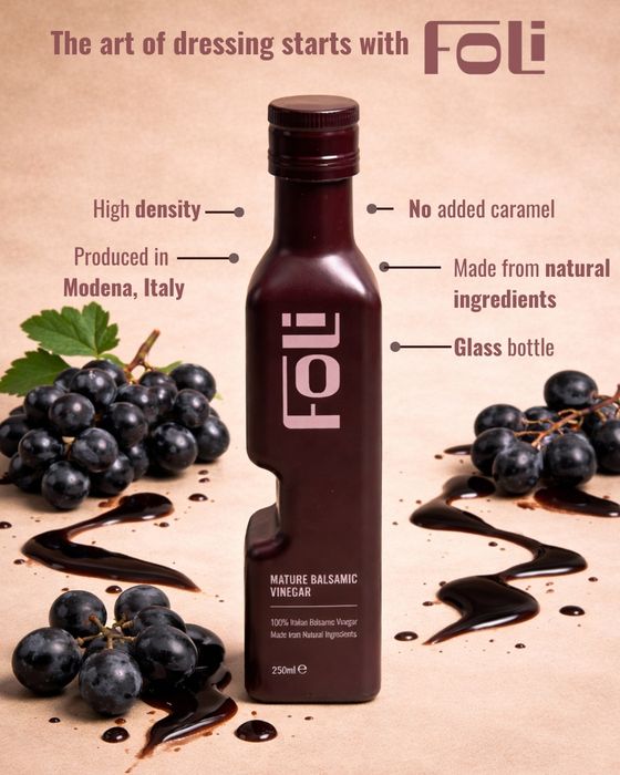 FOLI PREMIUM MATURE BALSAMIC VINEGAR OF MODENA 230ml
