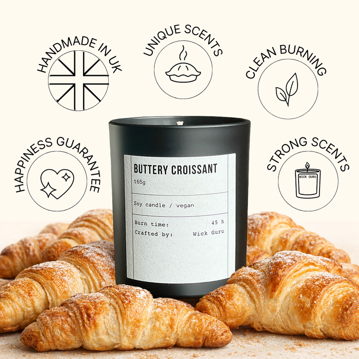 Wick Guru’s 5-Star Bestselling Buttery Croissant Candle