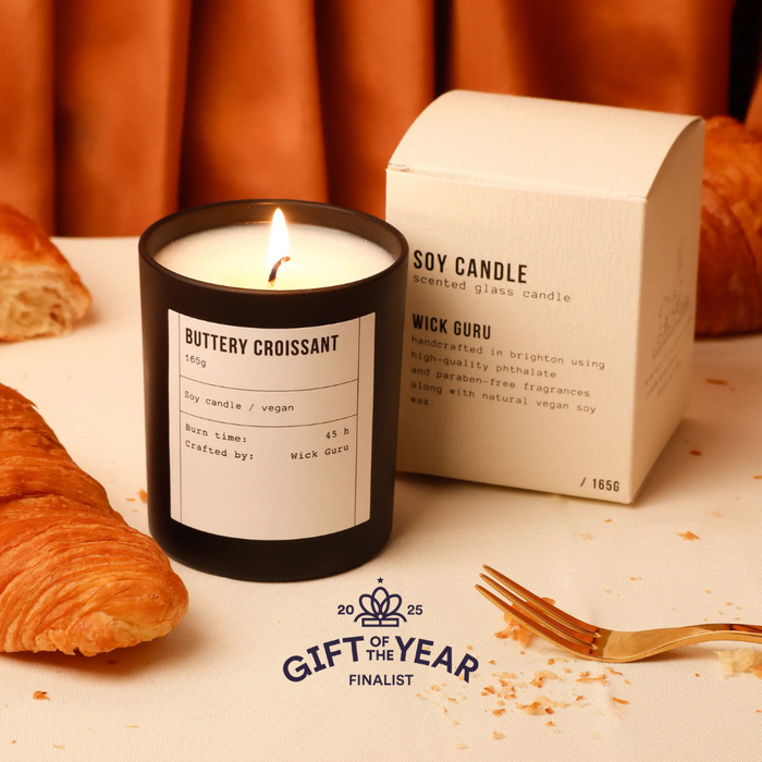 Wick Guru’s 5-Star Bestselling Buttery Croissant Candle