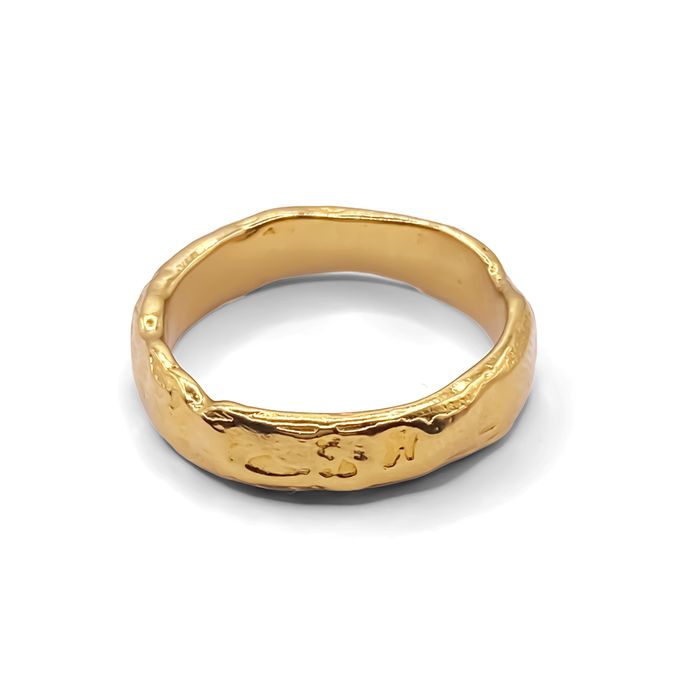 Darling Textured Band Ring
