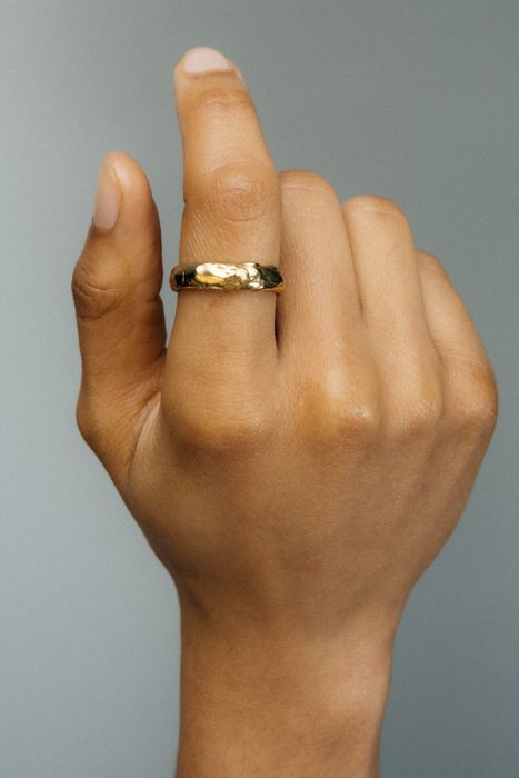 Darling Textured Band Ring