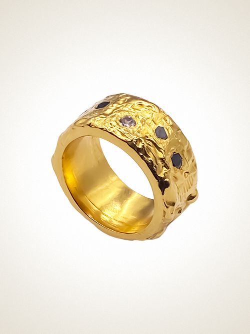 Stone Set Gem Band Ring