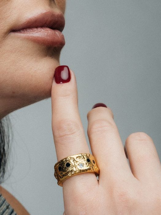 Stone Set Gem Band Ring