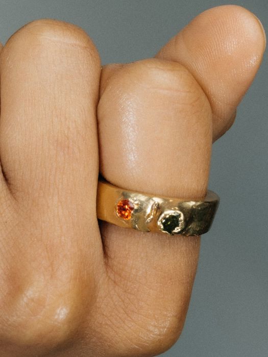 Thickems Band Gem Ring