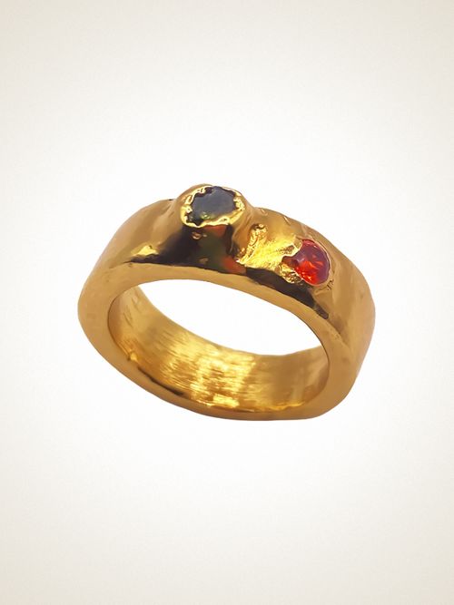Thickems Band Gem Ring