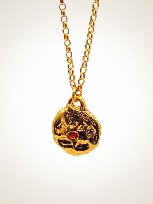 Moon Gem Chain Necklace