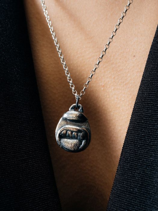 Tongue & Teeth Chain Necklace