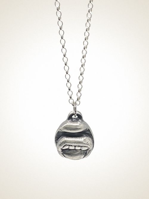 Tongue & Teeth Chain Necklace