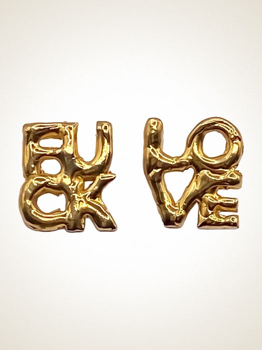F*ck + Love Earrings