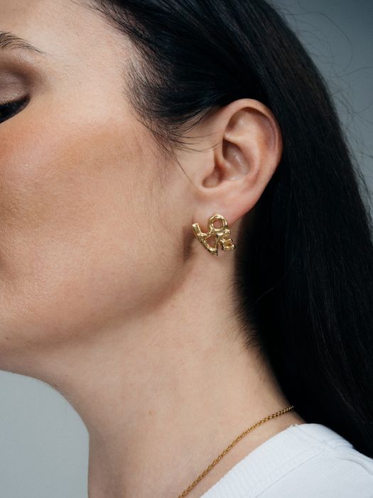 F*ck + Love Earrings