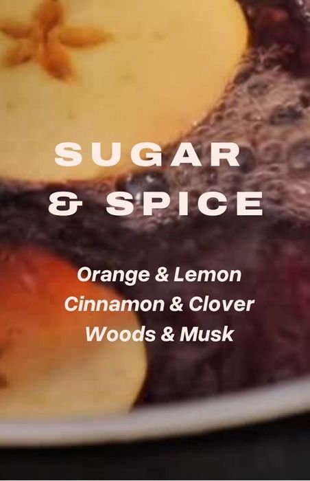 SUGAR & SPICE |  refillable candle  |  200g 
