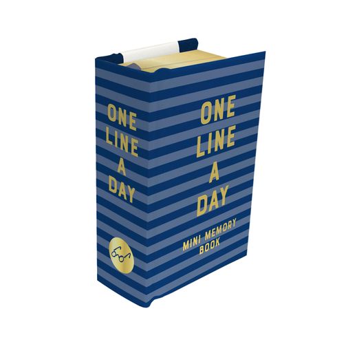 Navy Stripes Mini One Line a Day