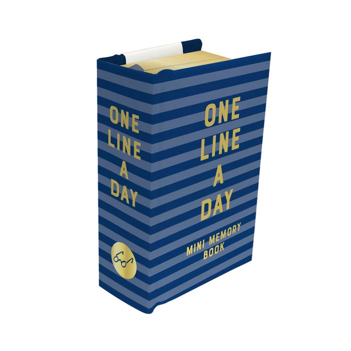 Navy Stripes Mini One Line a Day