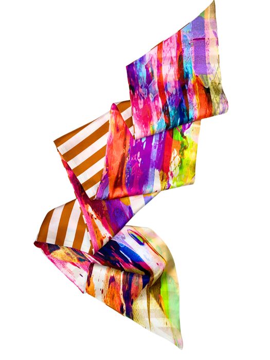 100% Silk Large Twilly Scarf Collection