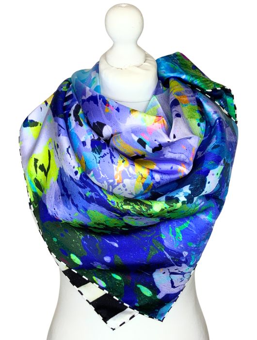 100% Silk Square Scarf