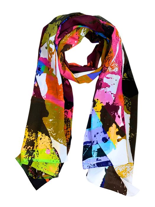 100% Large Silk Crepe De Chine Scarves