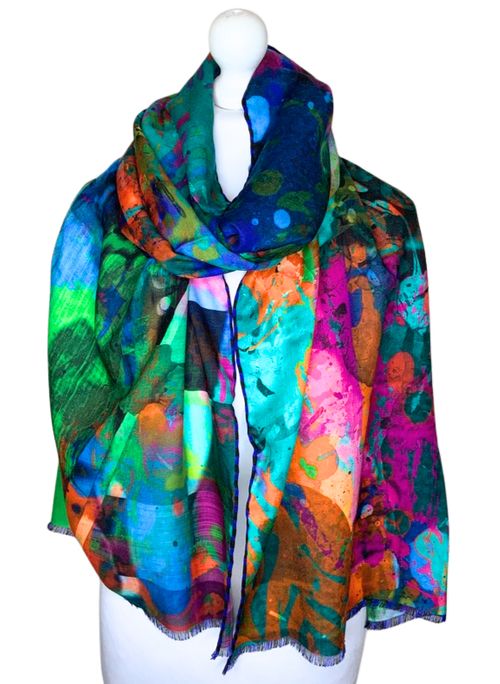 70% Wool / 30% Silk Scarf Collection
