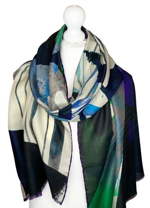 70% Wool / 30% Silk Scarf Collection