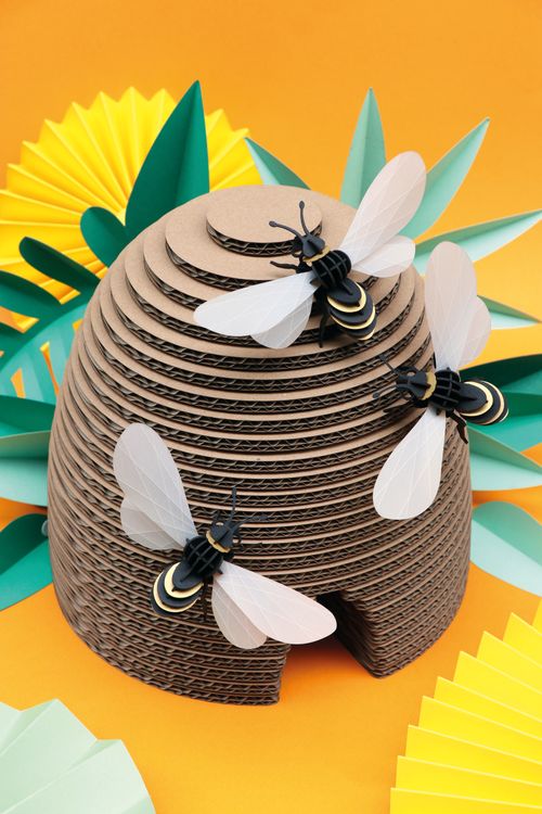 3D Paper Honey Bee
