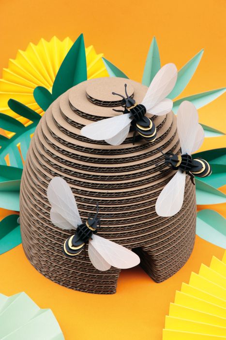 3D Paper Honey Bee