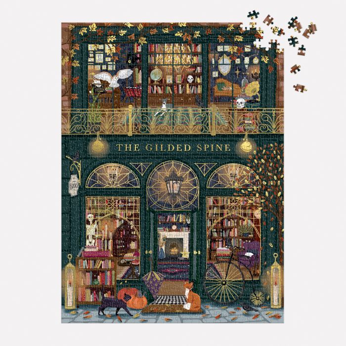 The Gilded Spine 1000 Piece Foil Puzzle