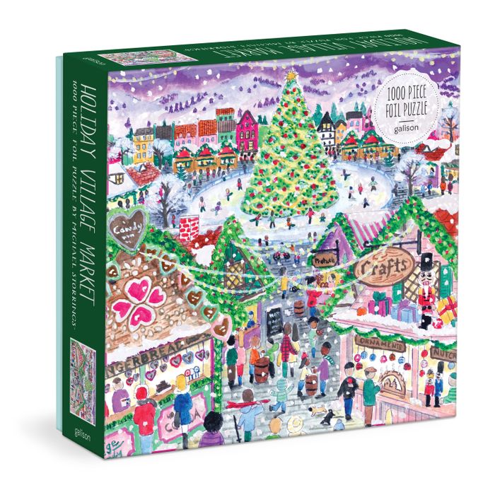 Michael Storrings Holiday Village Market 1000pc 