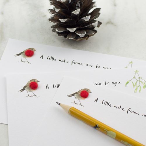 Christmas Robin Notecards