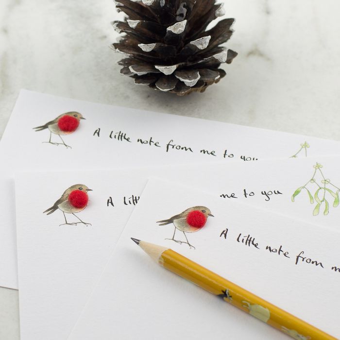 Christmas Robin Notecards