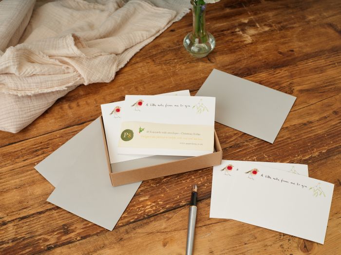 Christmas Robin Notecards
