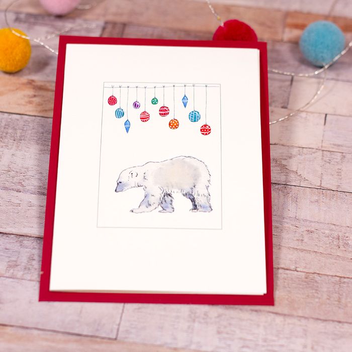 Polar Bear Christmas card