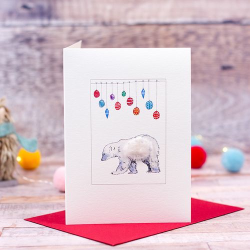 Polar Bear Christmas card