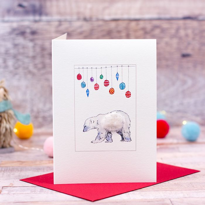 Polar Bear Christmas card