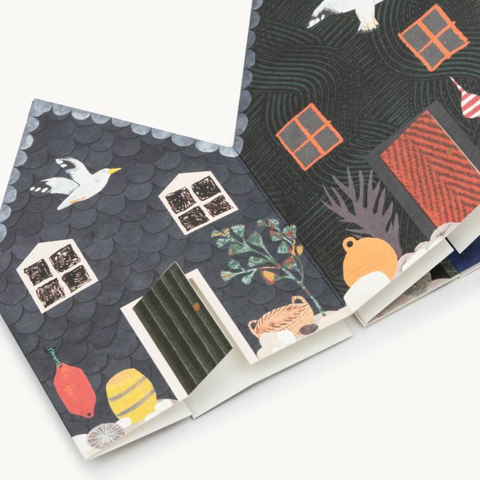 Fisherman's Huts Concertina Card