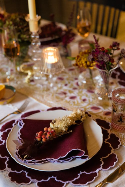 Embroidered Table Linen
