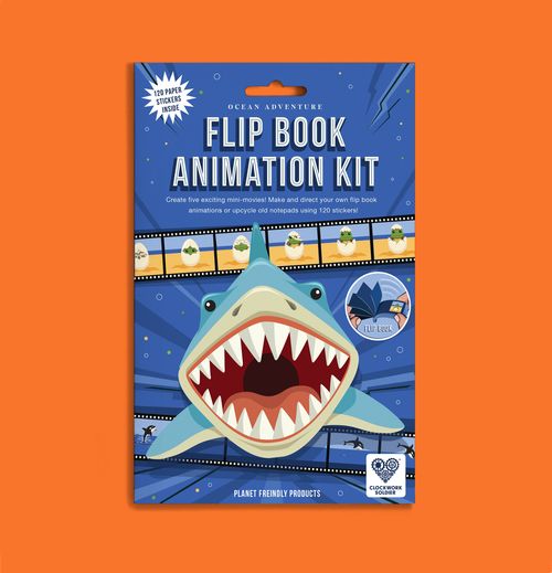 Ocean Adventure Flip Book Animation Kit