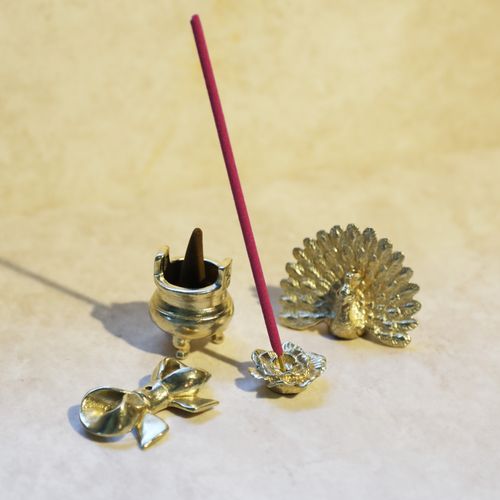 Curiosity Brass Incense Holders