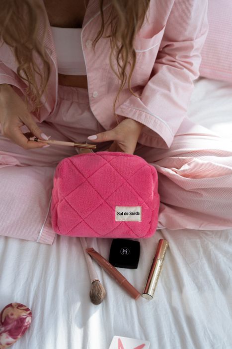 Raspberry Sorbet Makeup Bag