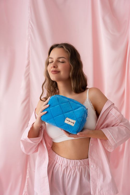 Ocean Blue Makeup Bag