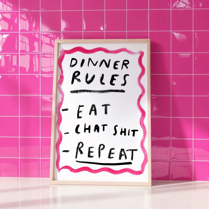 Dinner Rules: Eat, Chat Shit, Repeat