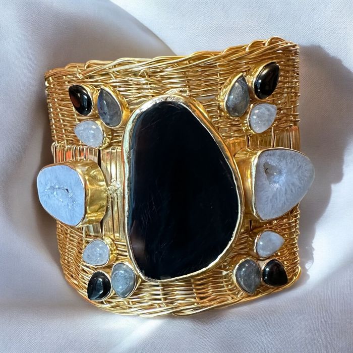 Obsidian Shield Bangle
