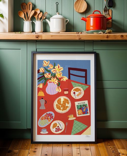 French Breakfast Art Print