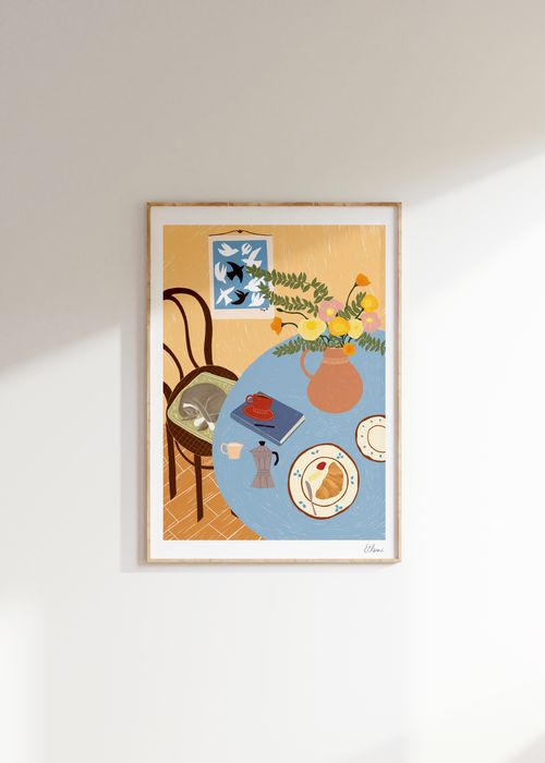 Coffee Please Art Print