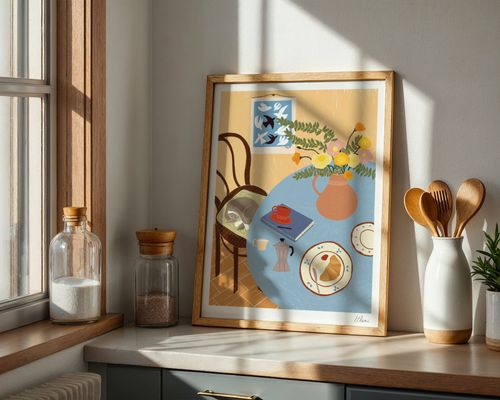 Coffee Please Art Print