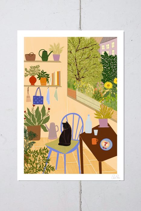 Patio Dreams Art Print