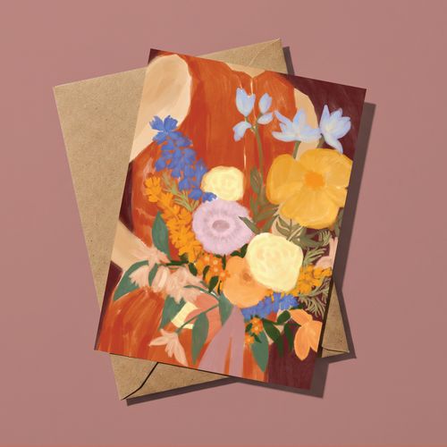 Autumn Bouquet Greeting Card