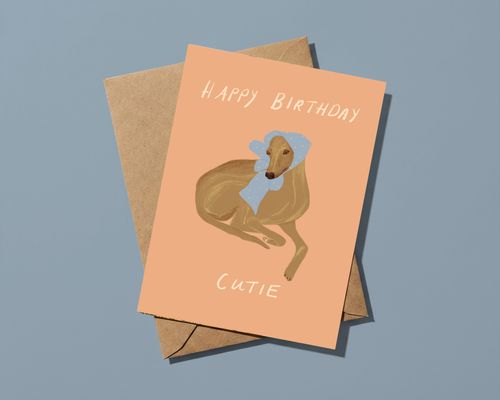 Happy Birthday Cutie Greeting Card