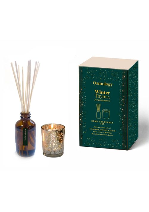 Winter Thyme Candle and Diffuser Gift Set