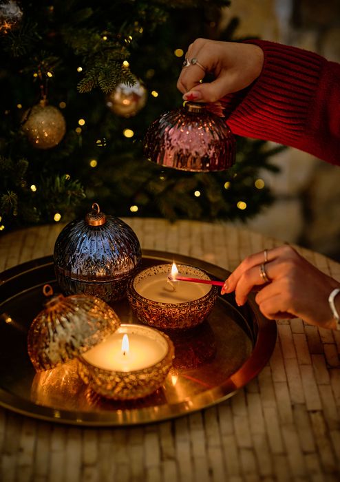 Winter Thyme Scented Candle Ornament