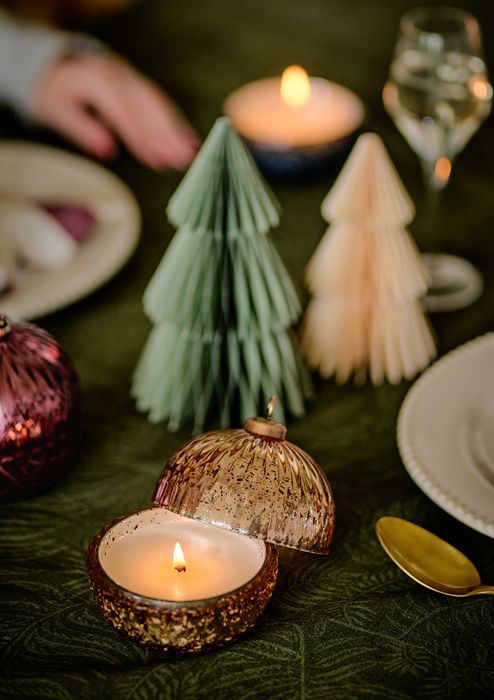 Winter Thyme Scented Candle Ornament