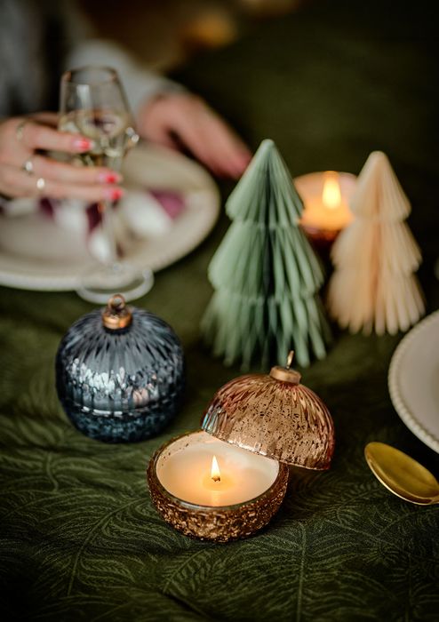 Nordic Fireside Scented Candle Ornament